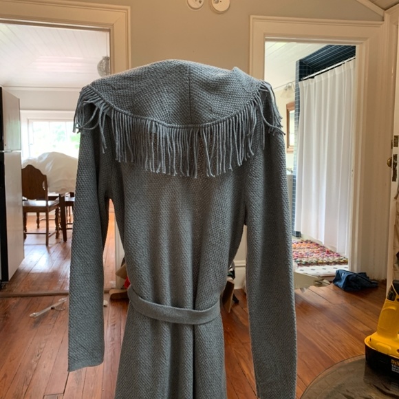 J jill fringed belted sweater. Never worn - Picture 6 of 6